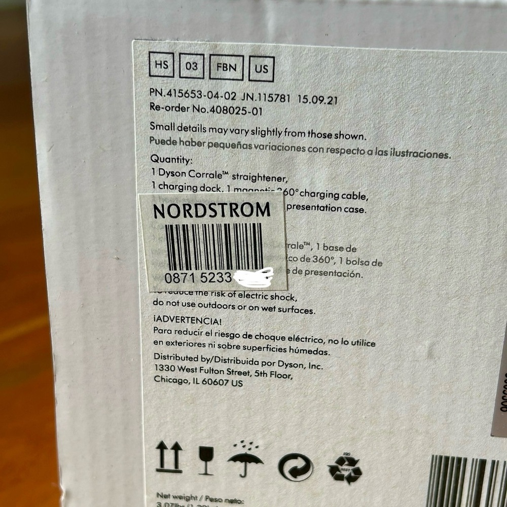Dyson Corrale Hair Straightener - Vibrant Pink - Picture 6 of 6